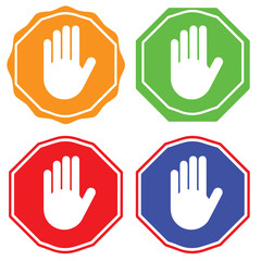 Hand Icons Set – Vector Symbol Pack of Hand Gestures, Signs, and UI Elements