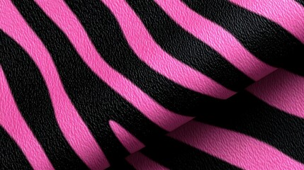 pink ebra pattern 80s 90s style.Fashionable exotic animal print. Vibrant rose hue textile design reminiscent of retro decades aesthetic showcasing a unique wildlife motif. a stylish
