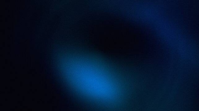 Grainy blue gradient background.Light noise texture gradient. Blue Navy Noise texture banner.