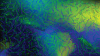 Abstract blue and green water colour hand painted spot. Artistic creative background