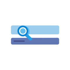 Search Bar Vector Illustration Icon Interface Design