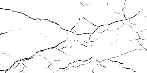 Crack Texture. The cracks concrete texture white and black. Cracked earth. Structure of cracking .Cracks background, cracks texture, grunge background. Cracks in a wall background

