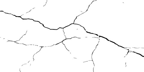 Crack Texture. The cracks concrete texture white and black. Cracked earth. Structure of cracking .Cracks background, cracks texture, grunge background. Cracks in a wall background