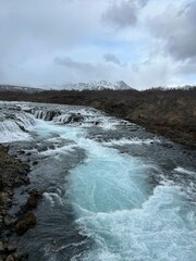 Bruarfoss Waterfall in Iceland – The Hidden Blue Gem