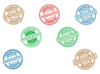 Extensive Innovative Stamp Collection , Vector Set of Creative & Modern Grunge Labels