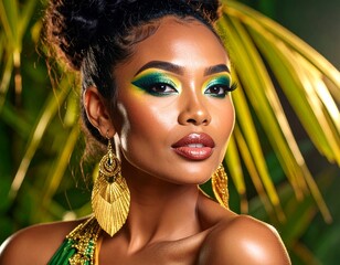 Colorful Artistic Makeup Look