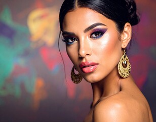 Colorful Artistic Makeup Look