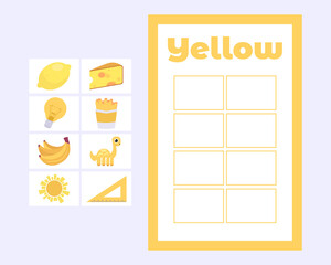 35 - Kids color cards