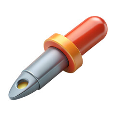 High quality 3d rendering icon depicting a car jack land transportation isolated on white background detailed car repair tool