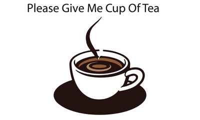 Coffee Cups and Tea Cups Doodles set