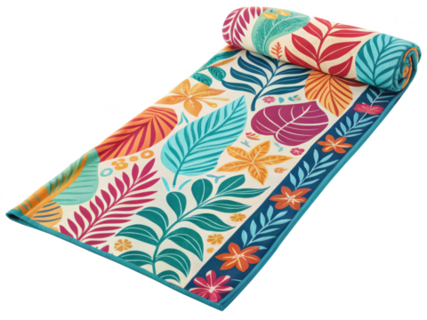 Pool towel PNG summer towel PNG swimming towel PNG drying towel PNG beach accessory PNG transparent background image