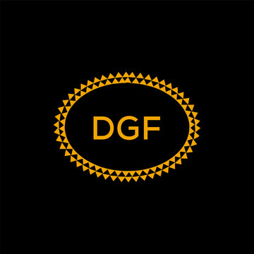 DGF Letter Initial Logo Design Template Vector Illustration
