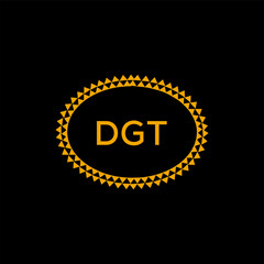 DGT Letter Initial Logo Design Template Vector Illustration
