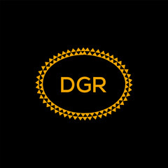 DGR Letter Initial Logo Design Template Vector Illustration