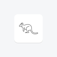 Tree Kangaroo, vector, pixel perfect, illustrator file