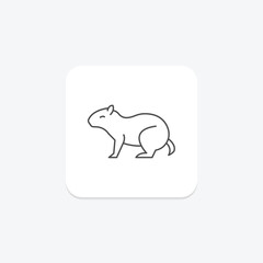 Agouti, vector, pixel perfect, illustrator file