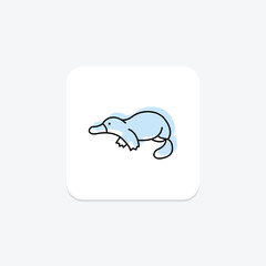 Platypus, vector, pixel perfect, illustrator file