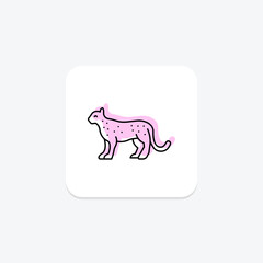 Snow Leopard, vector, pixel perfect, illustrator file