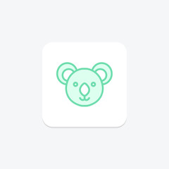 Koala, vector, pixel perfect, illustrator file