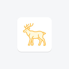 Caribou, vector, pixel perfect, illustrator file