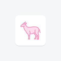 Nilgai, vector, pixel perfect, illustrator file