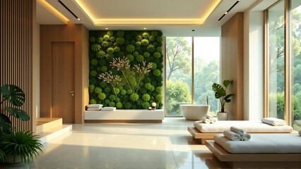 Serene Spa Retreat: Nature's Embrace