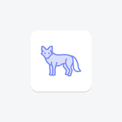 Dhole, vector, pixel perfect, illustrator file