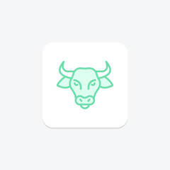 Water Buffalo, vector, pixel perfect, illustrator file