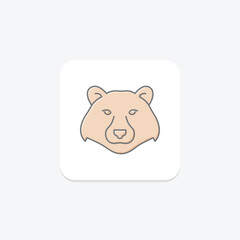Bear, vector, pixel perfect, illustrator file