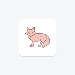 Fox, vector, pixel perfect, illustrator file