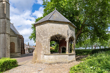 Obraz premium historic cistern in the city of Veere, Netherlands