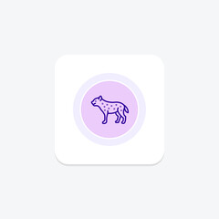 Hyena, vector, pixel perfect, illustrator file