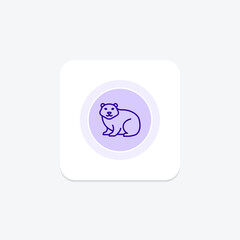 Rock Hyrax, vector, pixel perfect, illustrator file