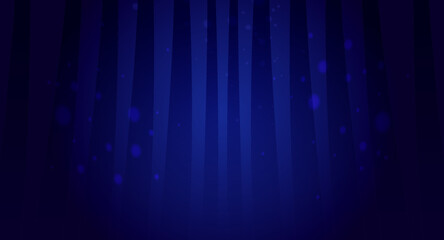 Obraz premium Stage background with curtain. Disco party projector light concert or show stage. Light beam. Vector background splash, play