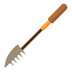 Cultivator Blade Silhouette Vector