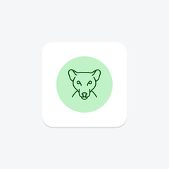 Fossa, vector, pixel perfect, illustrator file