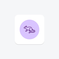 Tree Shrew, vector, pixel perfect, illustrator file
