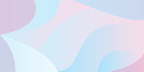Soft Pastel Wave Abstract Background – Fluid Gradient Vector