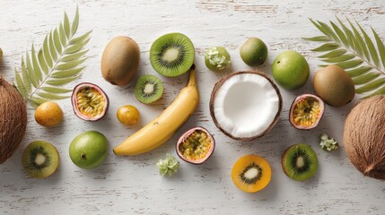 Fresh, organic avocado and green olives on a wooden table, a healthy vegetarian snack