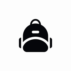 school backpack icon sign vector