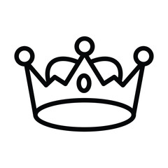 Crown  line icon , vector, pixel perfect, illustrator file 
