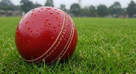 Cricket bat and ball