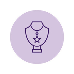 Star Necklace pentaglow , vector, pixel perfect, illustrator file 
