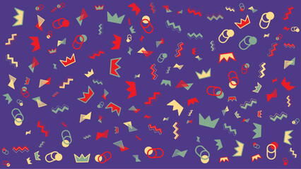 Pastel yellow image shows a blue abstract pattern. Vector for abstract background, presentation, website, and creative poster.