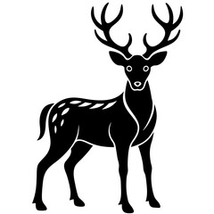 Fototapeta premium deer vector illustration