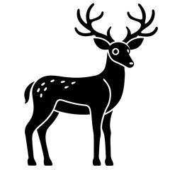 Obraz premium deer vector illustration