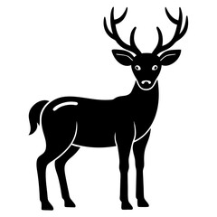 deer silhouette vector
