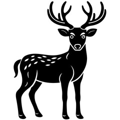 Obraz premium deer vector illustration
