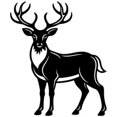deer silhouette vector