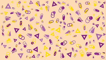 Pastel geometric abstract design. Vector for abstract background, presentation, website, and creative poster.